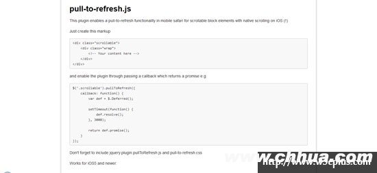 pull-to-refresh.js