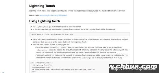 Lightning Touch